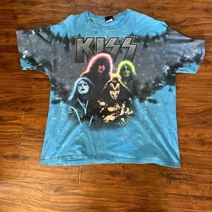 Vintage liquid blue shirt